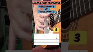 Flamenco Rasgueado in 4s and 3s flamencoguitarist guitarlesson guitartechnique [upl. by Boorman]