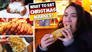 20 MUST EAT FOOD at GERMAN CHRISTMAS MARKETS [upl. by Adneram474]