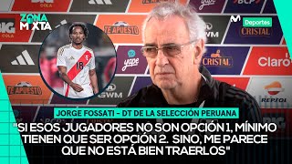 CONFERENCIA DE PRENSA de JORGE FOSSATI previo a la FECHA DOBLE de CLASIFICATORIAS  ZONA MIXTA 📰🌎 [upl. by Ahsiyn]