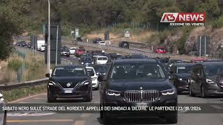 SABATO NERO SULLE STRADE DEL NORDEST APPELLO DEI SINDACI A DILUIRE LE PARTENZE  23082024 [upl. by Sine]