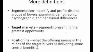 Marketing Management Chapter 1 [upl. by Kelci]