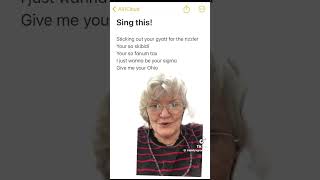 Grandma singing sticking at your gyatt popular gyatt short meme wholesome [upl. by Harness]