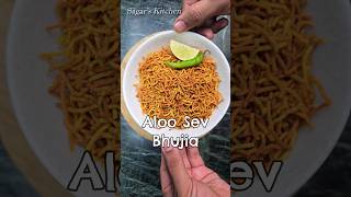 Crunchy Aloo Sev Bhujia Recipe Shorts [upl. by Tiffie]