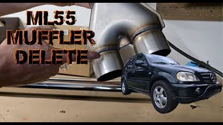 ML55 AMG Muffler Delete [upl. by Lotsirhc]