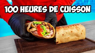 Cuisson 100 heures Shawarma par VANZAI [upl. by Gerda481]