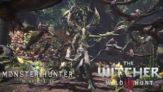 Monster Hunter World Leshen Battle Theme OST  Witcher 3 Crossover [upl. by Dahsar541]