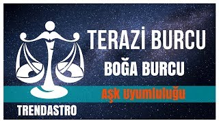 TERAZİ BURCU  BOĞA BURCU AŞK AŞK VE GENEL UYUM  TRENDASTRO [upl. by Tatiania]