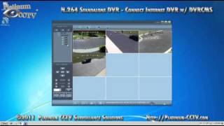 DVRCMS  Connect to DVR over Internet  DVR700x H264 Standalone DVR [upl. by Ardnaskela]