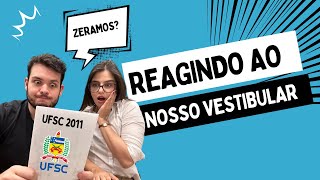 REAGINDO ÀS NOTAS DO NOSSO VESTIBULAR DA UFSC [upl. by Aicilev92]