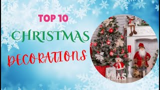 🎄✨ 🎄✨ Top 10 Holiday Decorations 2024 🎄✨ 🎄✨ [upl. by Anadroj]