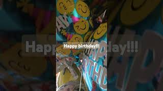 Happy birthday balloons [upl. by Faith]