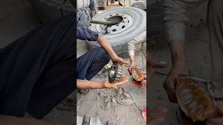 Is it right way to grease wheel bearing grease bearing restoration technology [upl. by Milas]