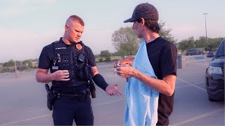 Pranking Cops for 30 Minutes Arrested [upl. by Ennaisoj]