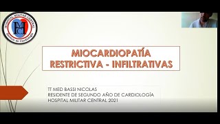 Miocardiopatía Restrictiva y sus principales etiologias [upl. by Anatol]