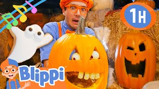 Halloween Pumpkin Song  More Spooky Kids Songs  BLIPPI  Educational Songs For Kids [upl. by Ahsienahs815]