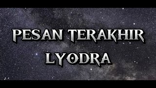 Pesan Terakhir  Lyodra  Lirik [upl. by Cecily672]