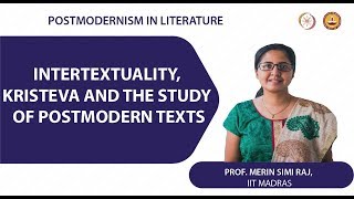 IntertextualityKristeva and the study of Postmodern Texts [upl. by Yelah]