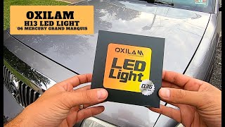 Mercury Grand Marquis  OXILAM H139008 LED Lights  Unbox Install Review [upl. by Nyltiak932]