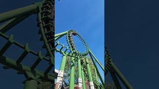 🎢Shaman  Spot Off Ride LoopingShaman ride coaster rollercoaster gardaland looping themepark [upl. by Schumer202]