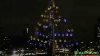 Árvore de Natal Iluminada em São Paulo na Ponte Estaiada [upl. by Nairbo]