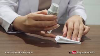 Asthma Inhalers How to use a Respimat [upl. by Aleunamme]