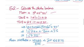 Vimshottari Maha Dasha Calculation Part 1 [upl. by Roosevelt]