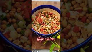 High Protein Roasted Chana Chaat😍Roasted chana chaat recipe shorts trending chaat viral [upl. by Myrlene]