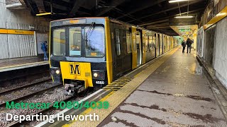 Metrocar 40804039 departing Heworth [upl. by Luca]