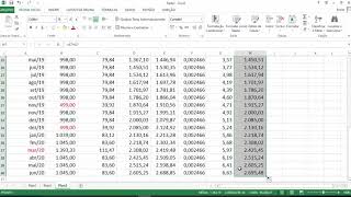 Como calcular corrigir o FGTS com mais de um ano pelo índice do JAM no Excel [upl. by Adnoel]