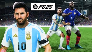 FC 25  ARGENTINA VS FRANCIA  AMISTOSO INTERNACIONAL  GAMEPLAY PS5 [upl. by Elockin652]