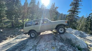 FJ80 ON 31S  Downieville 4wd [upl. by Enaamuj54]