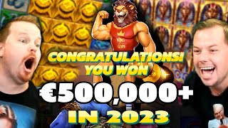 Top 10 🚀Biggest Slot Wins🚀 of 2023 [upl. by Ativad577]