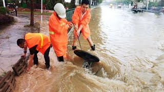 Clogged No More Unclogging Flooding Drains  Before and After [upl. by Nattie]