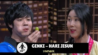 Hari Jisun dan Genki Cicipi Makanan Indonesia  HITAM PUTIH 130918 34 [upl. by Sordnaxela]