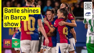 HIGHLIGHTS  FC Barcelona vs Real Betis Liga F 202425 Matchday 12 [upl. by Post]