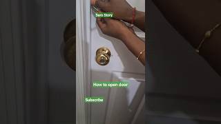 Easy to open Door Lock Interior Privacy Doorknob easytoopen dooropen  Saro Story [upl. by Nakhsa457]