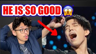 Dimash Qudaibergen  SOS at Slavic Bazaar  First time Reaction [upl. by Trev]