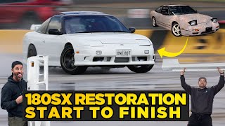 Full Build  Restoration of JDM Nissan 180SX [upl. by Ilyssa]