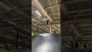 Quick line from Area 51🤯✅ explore foryou skatepark scootertricks skateboarding skatescooter [upl. by Anerul795]