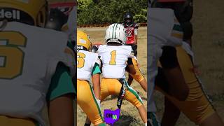 Malcom Purcell throws perfect touchdown pass 📈 football viralvideo viralshorts watch scout [upl. by Gluck]