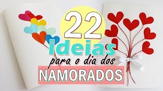 22 IDEIAS PARA O DIA DOS NAMORADOS  POR CAROL GOMES [upl. by Odine]