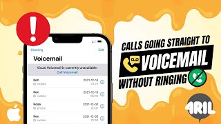 iPhone Calls Going Straight to Voicemail This SOLVES the issue [upl. by Nyllek]