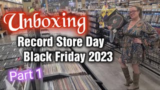 Record Store Day Black Friday 2023  Unboxing RSDBF Vinyl Records [upl. by Aronel408]