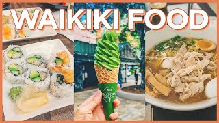 Must Try Restaurants and Cafes in Waikiki  Food Diaries 🍙 🍜 🍣 [upl. by Leinto]