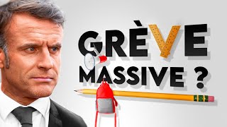 Menace de grève massive en France [upl. by Jethro]