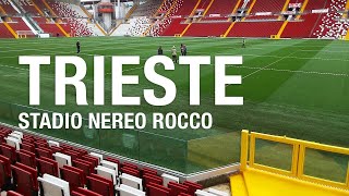 Le nuove tribune dello Stadio Nereo Rocco di Trieste [upl. by Aiuqet442]