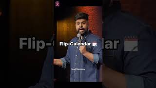 Flip Calendar By rakeshaddlakha standupcomedy comedy Comiccuts4K [upl. by Valdemar]