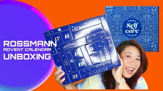 UNBOXING ROSSMANN ADVENT CALENDAR 2024 [upl. by Ettennej]