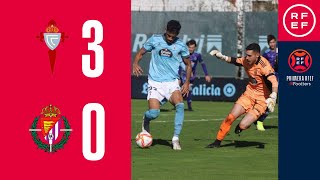 RESUMEN  RC Celta de Vigo 30 Real Valladolid Promesas  Primera RFEF  Jornada 12  Grupo 1 [upl. by Imnubulo]