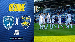 Le résumé de Chamois NiortaisFCSM  30e journée de Ligue 2 BKT [upl. by Nolrah]